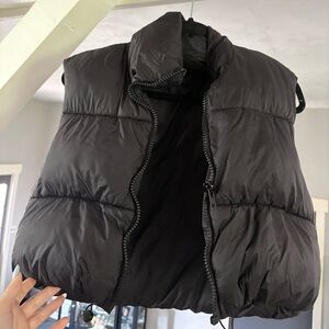 Black Puffer Vest